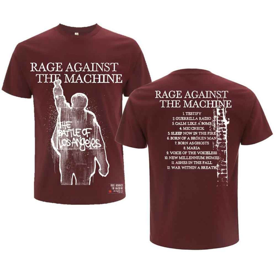 Rage Against The Machine BOLA Album Cover Red