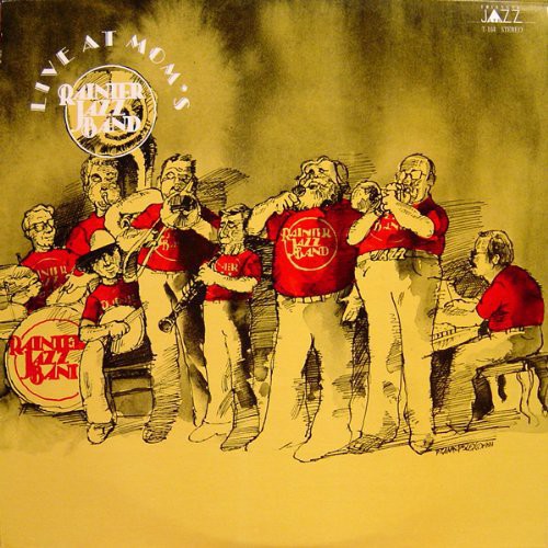 Rainier Jazz Band Live at Mom's - Record Album - Vinyl LP