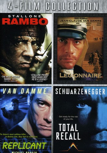 Rambo / Legionnaire / Replicant / Total Recall - 4-Disc DVD Set