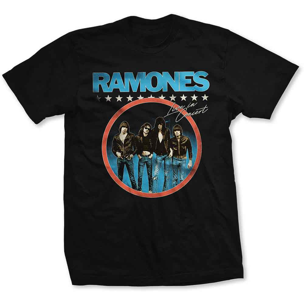 Ramones Circle Photo Black