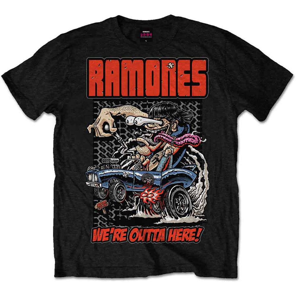 Ramones Outta Here Black