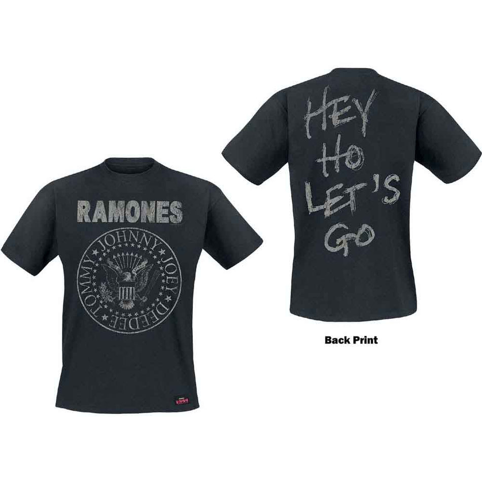 Ramones Seal Hey Ho Black