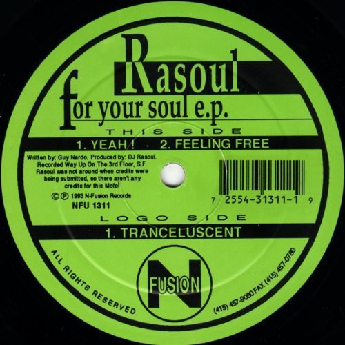 Rasoul Rasoul: For Your Soul - Record Album - Vinyl LP
