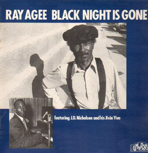 Ray Agee Black Night Is Gone - Record Album - Vinyl LP