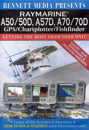 Raymarine A50 / A50d, A57d, A70 / A70d Gps / Chartplotter / Fishfinder - DVD