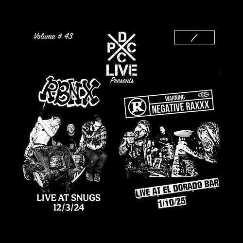 Rbnx & Negative Raxxx DCxPC Live Vol. 43 - Record Album - Vinyl LP