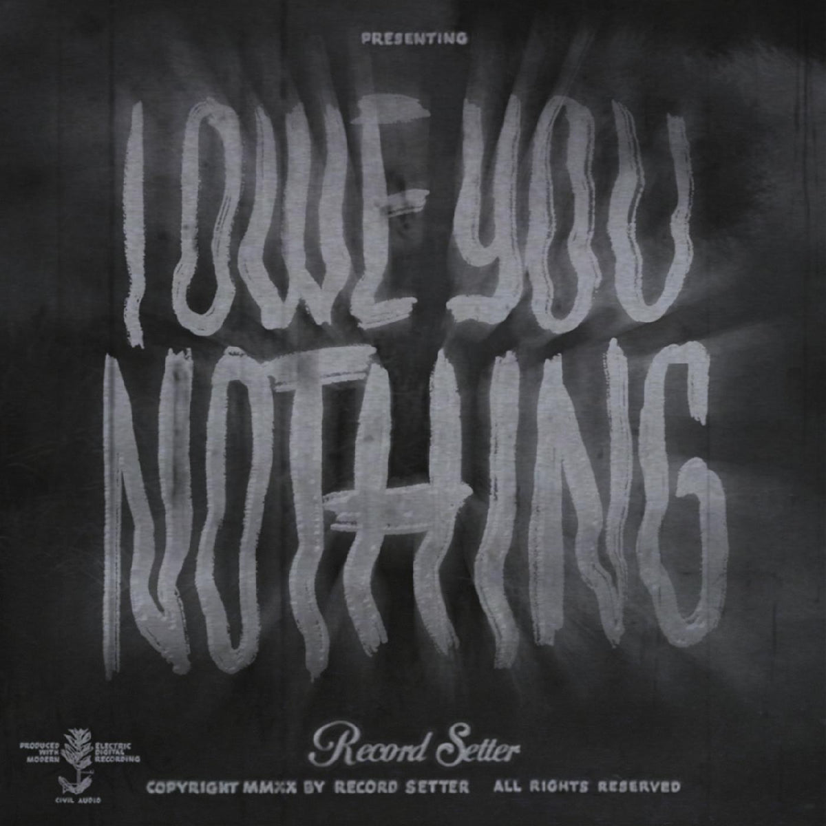 Record Setter I Owe You Nothing ("BUTTERFLY" VINYL)