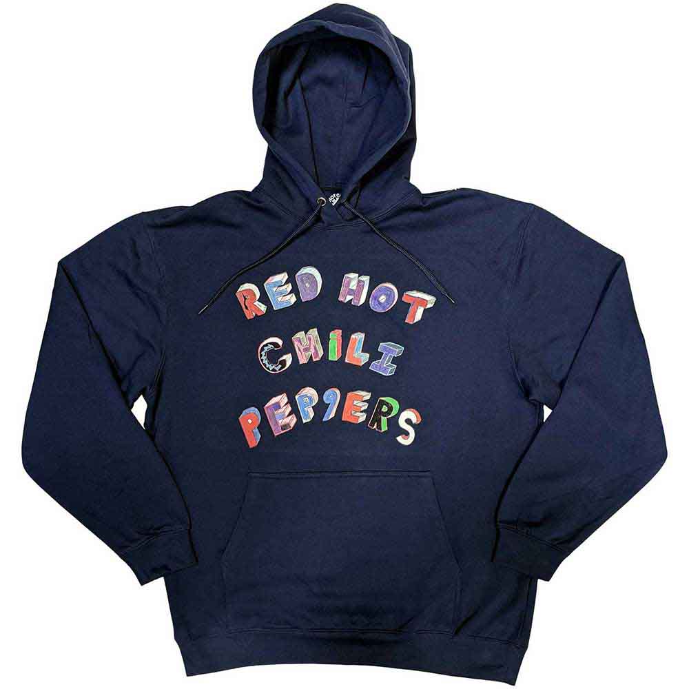 RED HOT CHILI PEPPERS Colourful Letters Blue