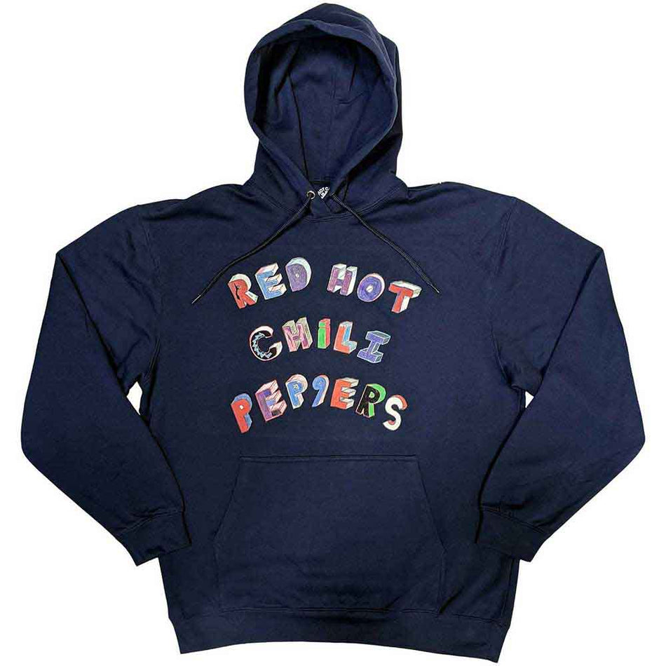RED HOT CHILI PEPPERS Colourful Letters Blue