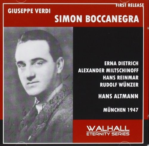 Reinmar Simon Boccanegra - CD Album