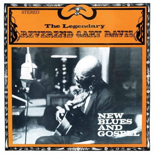 Rev. Gary Davis New Blues and Gospel - Record Album - Vinyl LP