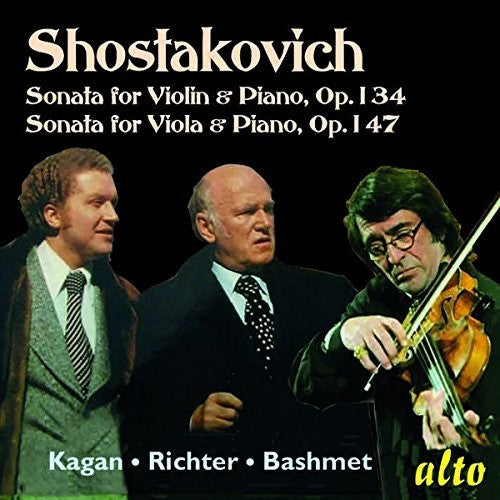 Richter / Kagan / Bashmet Shostakovich: Vilolin Sonata Viola Sonata Opp. 134 - CD Album