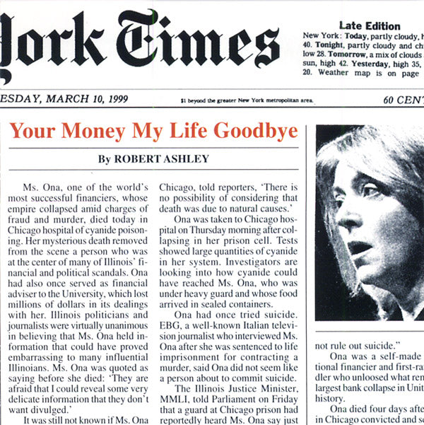 ROBERT ASHLEY Your Money My Life Goodbye
