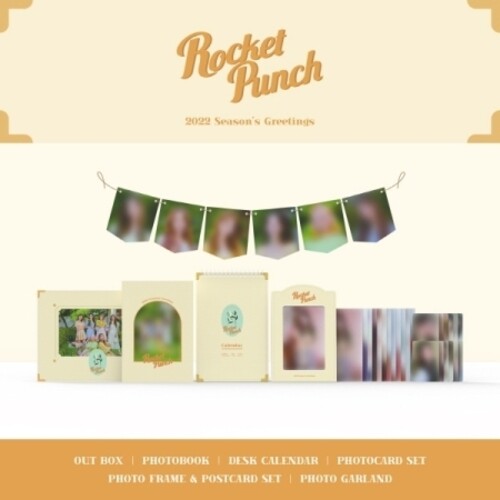 Rocket Punch 2022 Season's Greetings (incl. 68pg Photobook, 28pg Desk Calendar, 12pc Photocard Set, Photo Frame & 12pc Postcard Set + 6pc Photo Garland) - CD Album