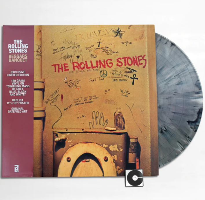 ROLLING STONES Beggars Banquet (RSD Exclusive, Gray, Blue & Black Colored Vinyl)