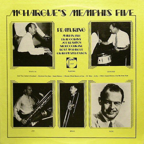 Rosy McHargue McHargue's Memphis Five - Record Album - Vinyl LP