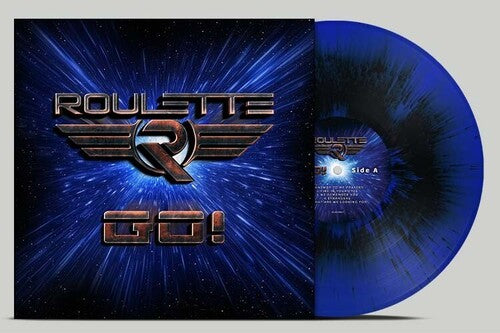 Roulette Go! - Blue/Black Splatter - Record Album - Vinyl LP