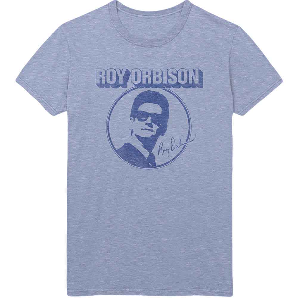 Roy Orbison Photo Circle Blue