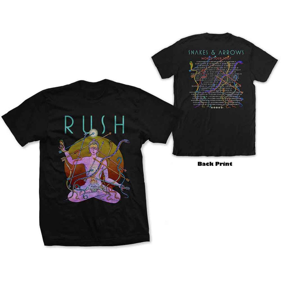 Rush Snakes & Arrows Tour 2007 Black