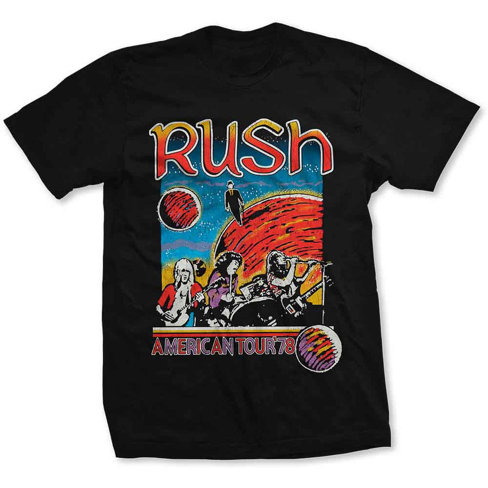 Rush US Tour 1978 Black