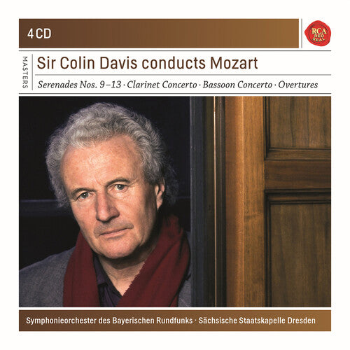 Sachsische Staatskapelle Dresden Davis Conducts Mozart Serenades & Overtures - 4-Disc CD Album