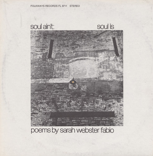 Sarah Webster Fabio Soul Ain't Soul Is: Poems By Sarah Webster Fabio - CD Album