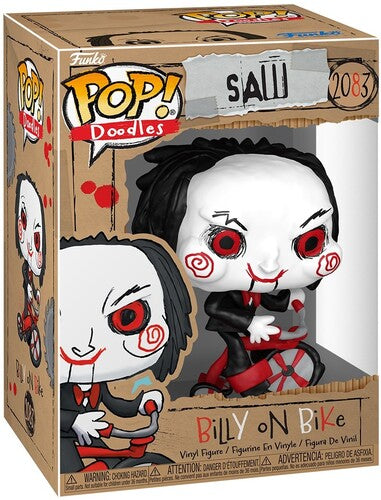 Saw Funko POP! Movies: Saw: Billy on Bike (Doodles) (Vinyl Figure, Collectible)