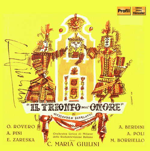Scarlatti / Orchestra Lirica Di Milano Alessandro Scarlatti: Il Trionfo Dell'Onore - 2-Disc CD Album