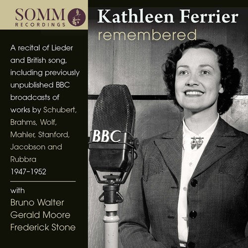 Schubert / Ferrier / Walter Kathleen Ferrier Remembered - CD Album