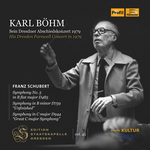 Schubert / Staatskapelle Dresden / Bohm Staatskapelle Dresden 45 - 2-Disc CD Album