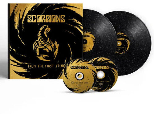 Scorpions From The First Sting - Deluxe Bookpack includes 2LP's on Sparkling Black & Silver Colored Vinyl & 2CD's - 4-Disc Record Album - Vinyl LP