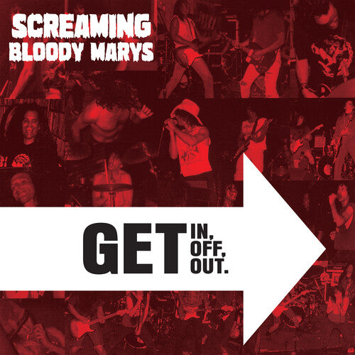 Screaming Bloody Marys Get in, Get Off. Get Out. - Record Album - Vinyl LP