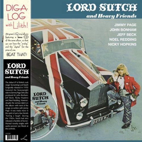 Screaming Lord Sutch Lord Sutch & Heavy Friends - Record Album - Vinyl LP
