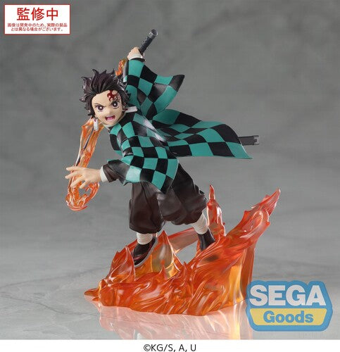 Sega Xrosslink Anime Demon Slayer Tanjiro Statue Sega XrossLink Anime Demon Slayer: Kimetsu no Yaiba Tanjiro Kamado Statue - Collectibles
