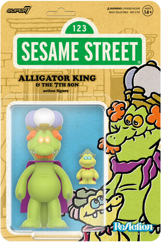 Sesame Street Reaction Wave 4 - Alligator King Super7 - Sesame Street - ReAction Wv4 - Alligator King - CD Album