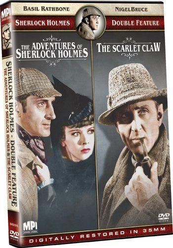 Sherlock Holmes Double Feature: Adventures The Adventures of Sherlock Holmes / The Scarlet Claw - DVD