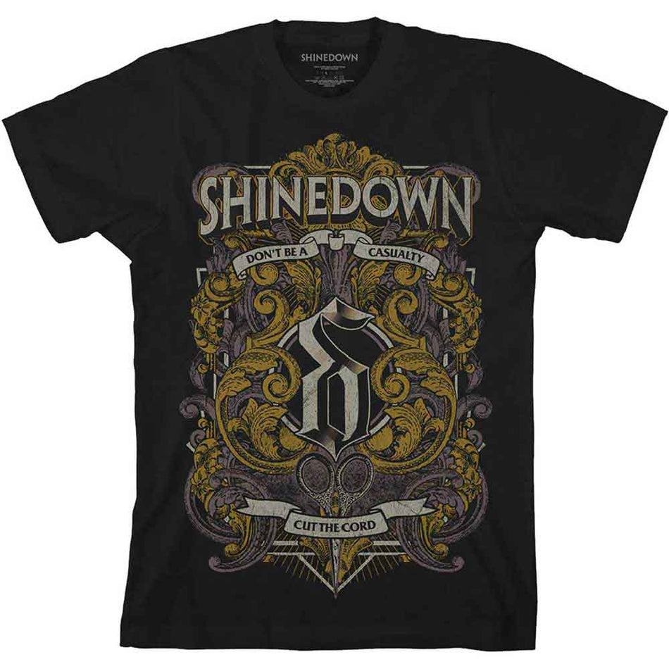 Shinedown Ornamental Scissors Black