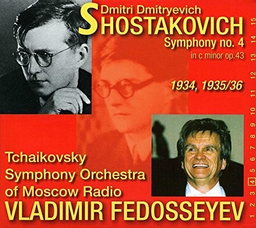 Shostakovish / Fedosseyev Symphony 4 - CD Album