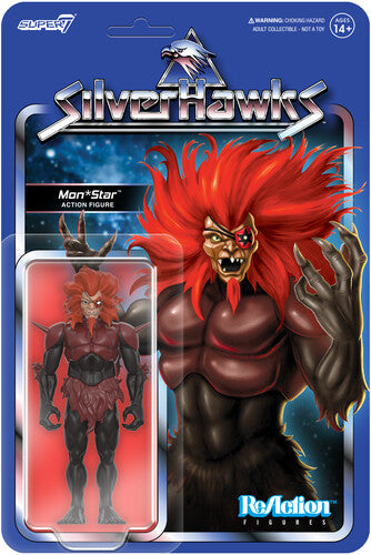 Silverhawks Wv 01 - Mon*Star (Pre-Transformation) Super7 - Silverhawks - ReAction Figures Wv1 - Mon*Star (Pre-Transformation) - Consumer Accessories