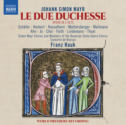 Simon Mayr Chorus Concerto De Bassus Hauk Due Duchesse - 2-Disc CD Album