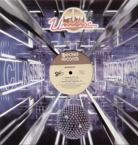 Sinnamon Thanks to You - Record Album - Vinyl LP