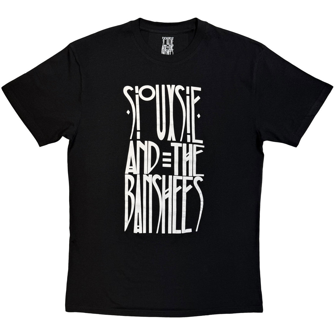 Siouxsie & The Banshees Logo Mono Unisex T-Shirt (Black)