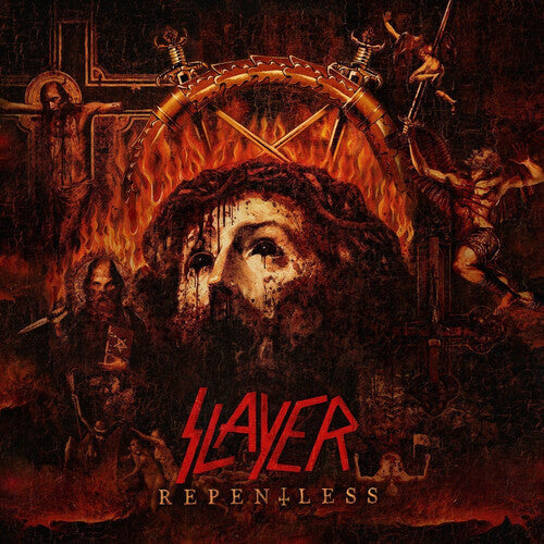 SLAYER Repentless (Transparent Orange w/ Yellow & Black Splatter Colored Vinyl)