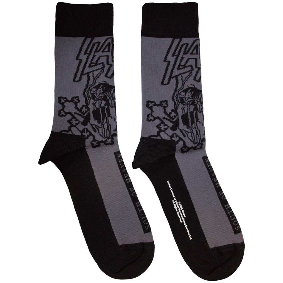 SLAYER South Of Heaven Mono Grey
