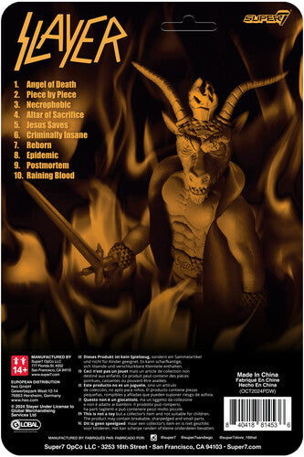 SLAYER Super7 - Slayer - ReAction Figures - Minotaur (Reign In Blood) (Exclusive) (AE Exclusive, Collectible, Figure, Action Figure)