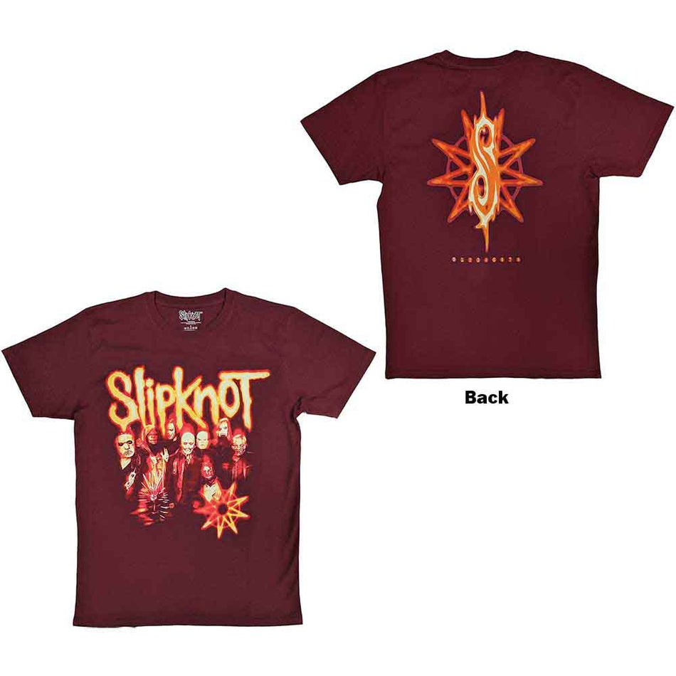 Slipknot The End So Far Group Photo Tribal S Nonogram Red