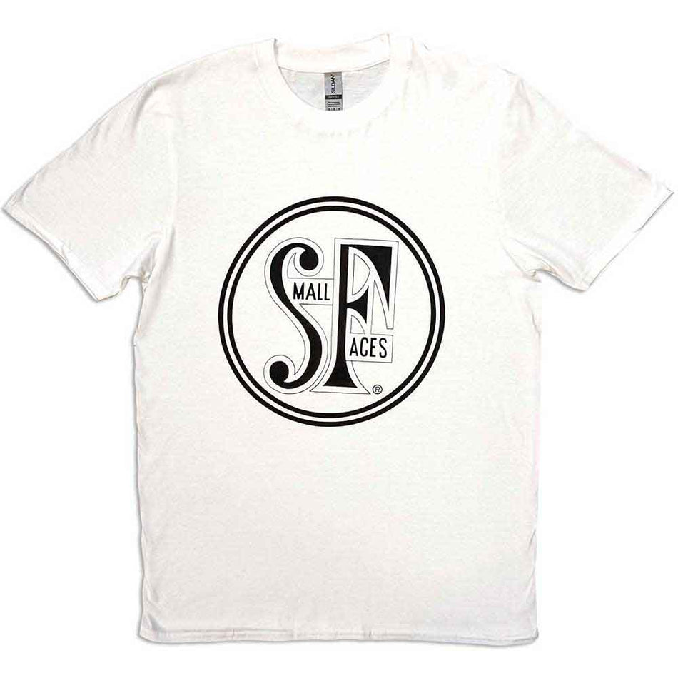 Small Faces Logo White