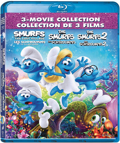 Smurfs 2 / Smurfs / Smurfs: The Lost Village Smurfs: The Lost Village - 3-Disc Blu-Ray Set