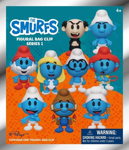 Smurfs 3D Foam Bag Clip - Series 1 Smurfs 3D Foam Bag Clip - Series 1 - Consumer Accessories