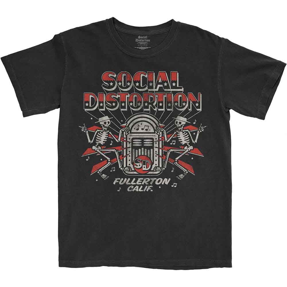 Social Distortion Jukebox Skelly Black